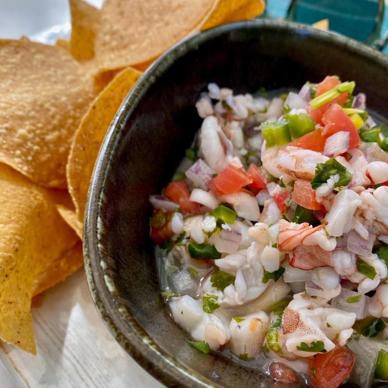 a bowl of food on a plate