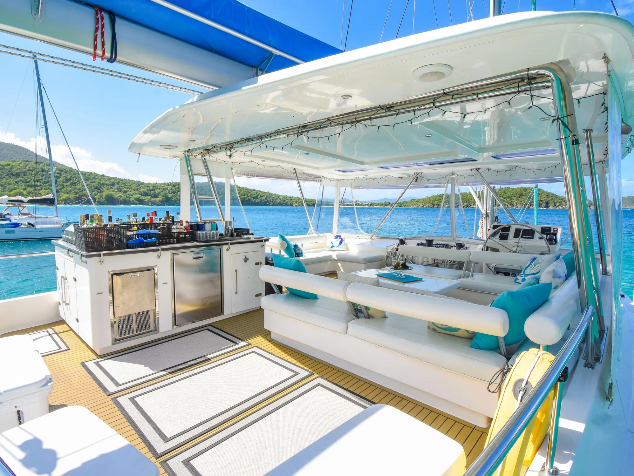 a boat sitting on top of a table