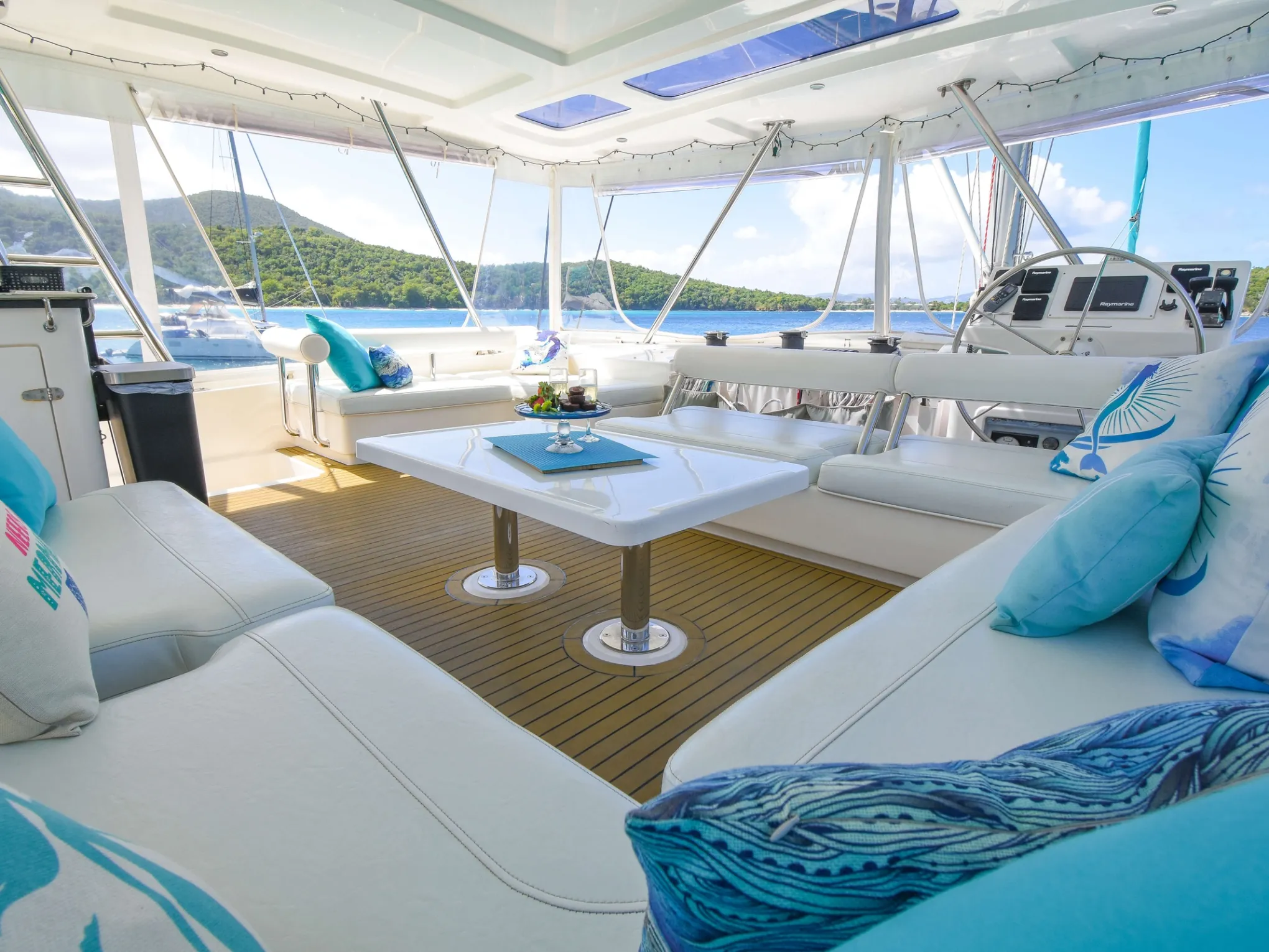 a boat sitting on top of a table