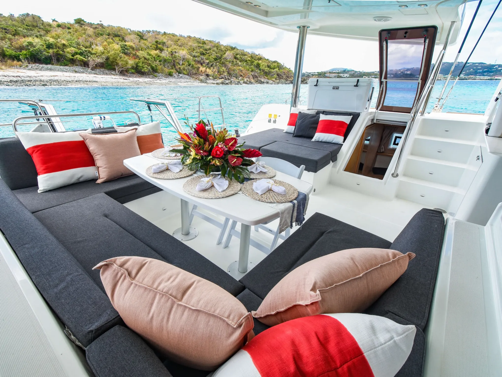 a boat sitting on top of a table