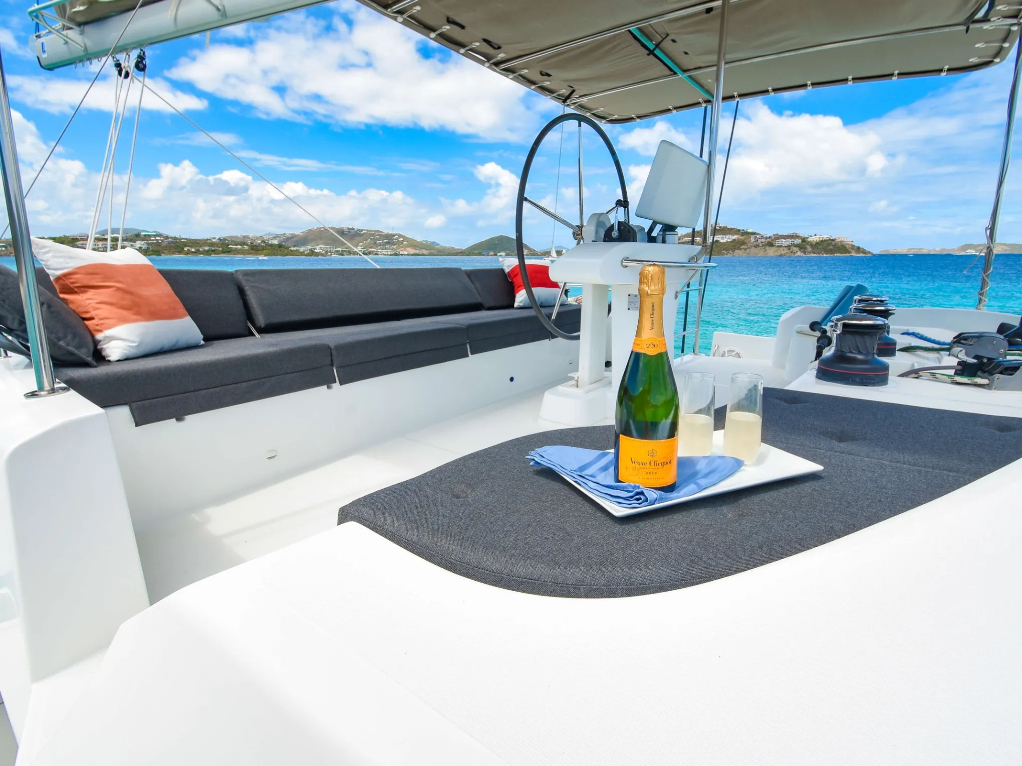 a boat sitting on top of a table