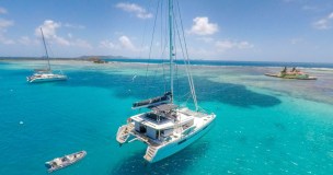 a small boat in a body of water