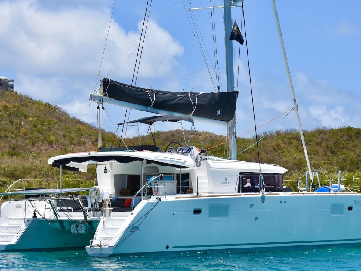 a small boat in a large body of water