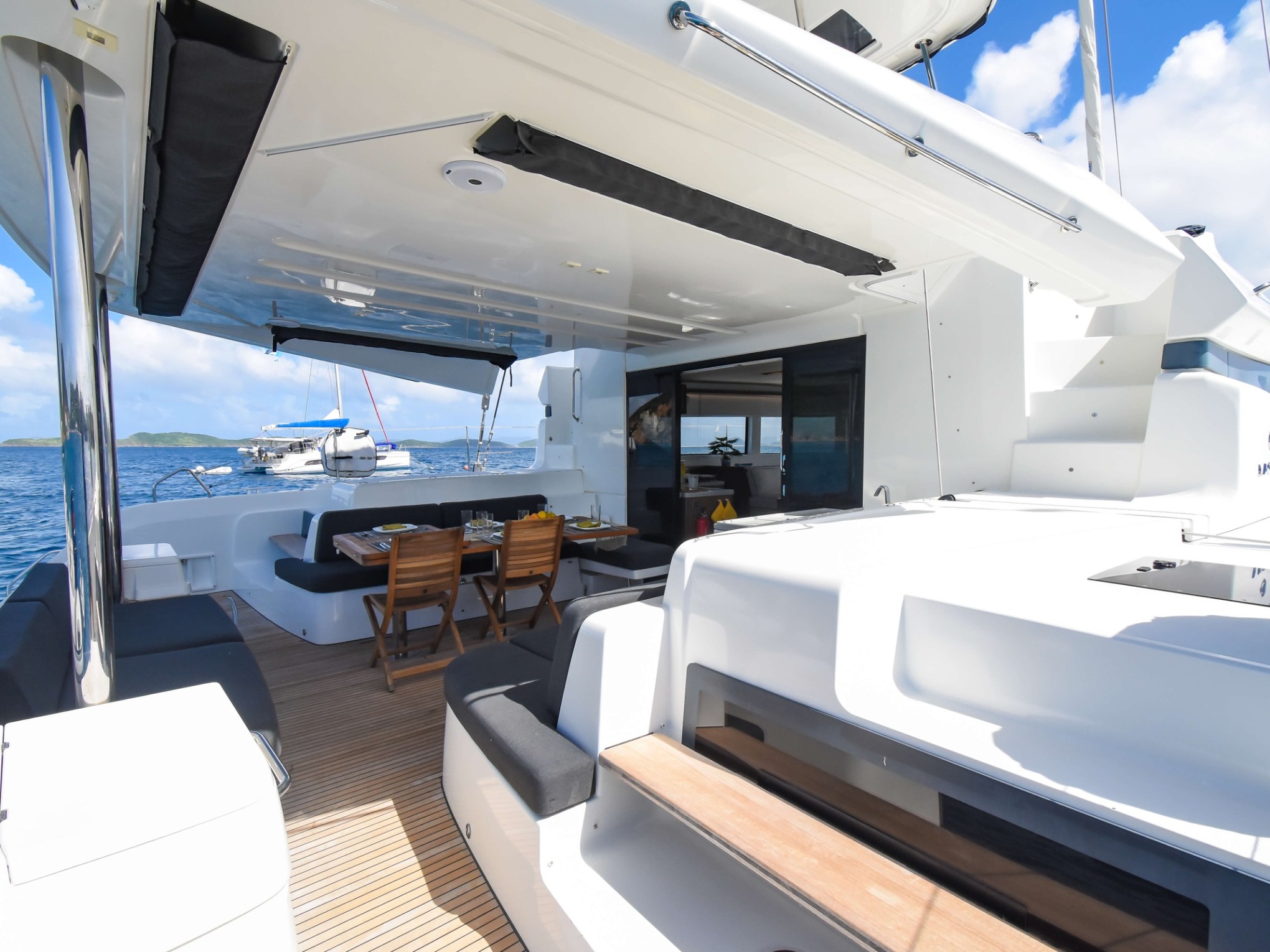 a boat sitting on top of a table