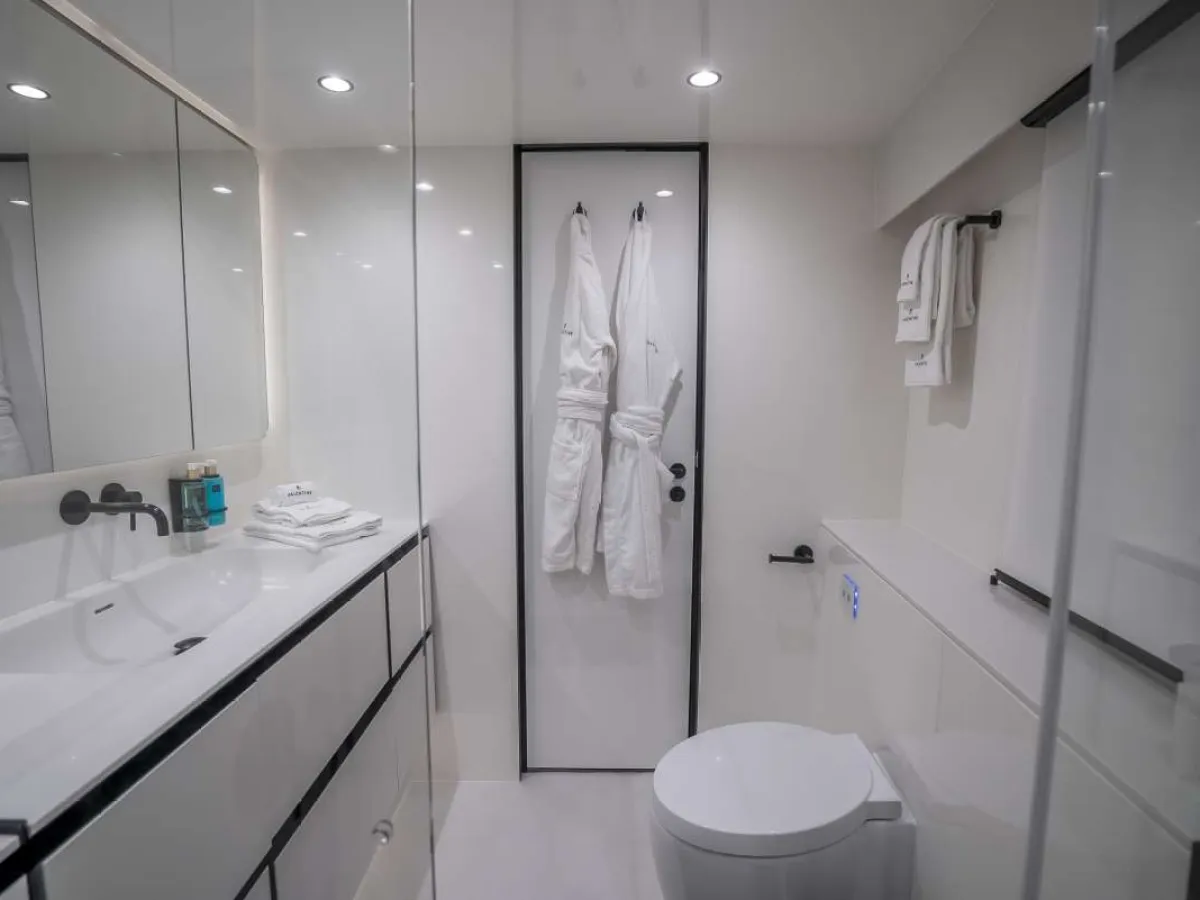 a restroom with a sink and a mirror