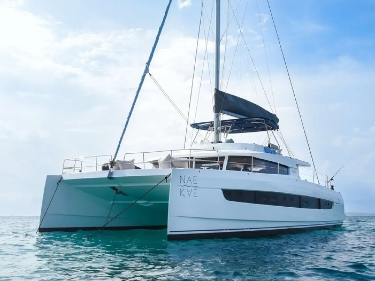 a small boat in a large body of water