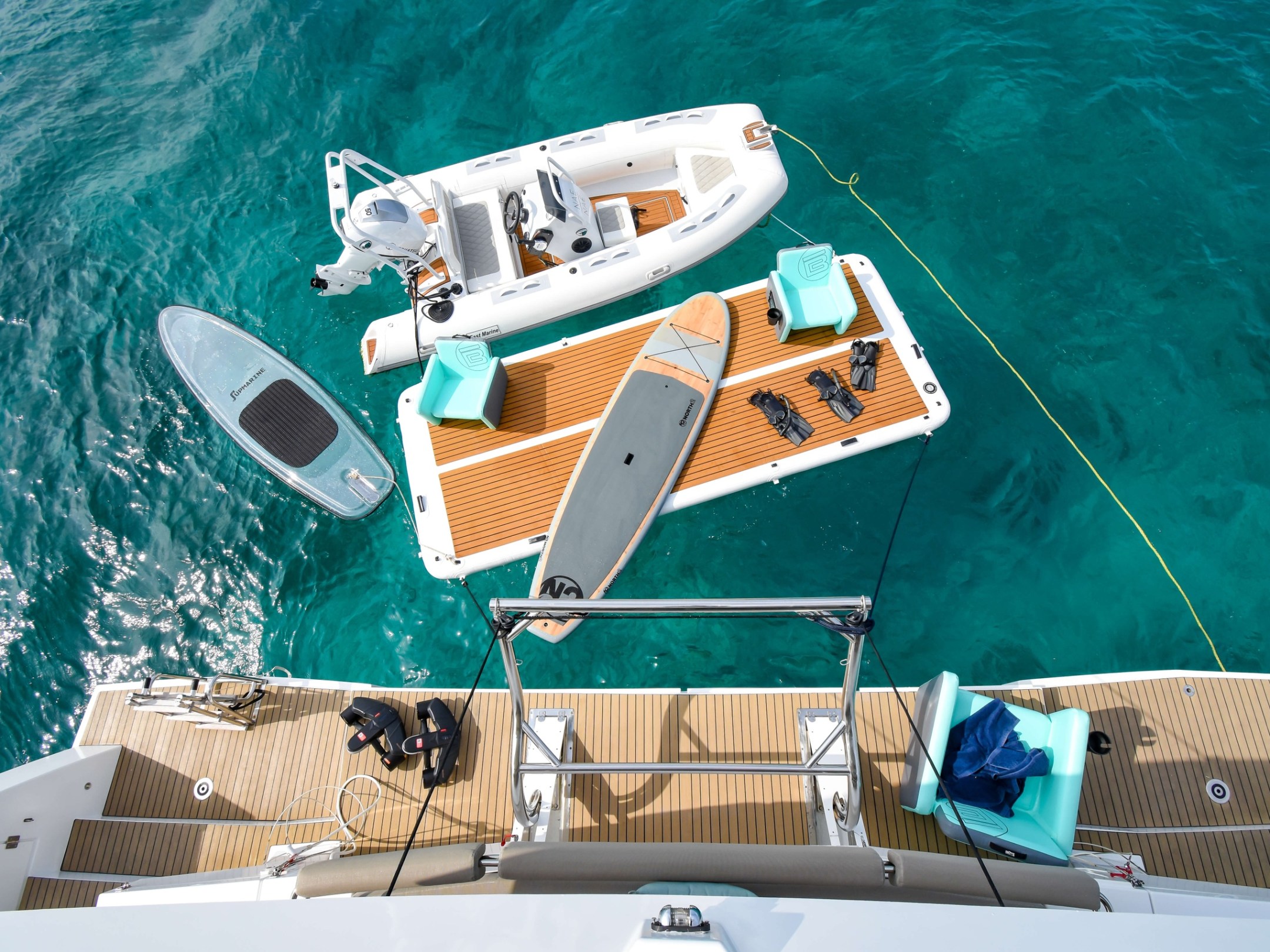 a boat sitting on top of a table