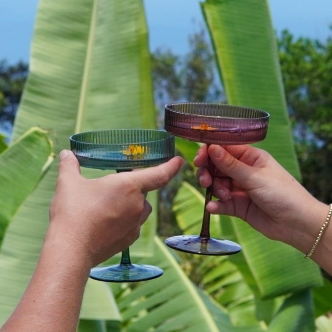 a woman holding a cell phone